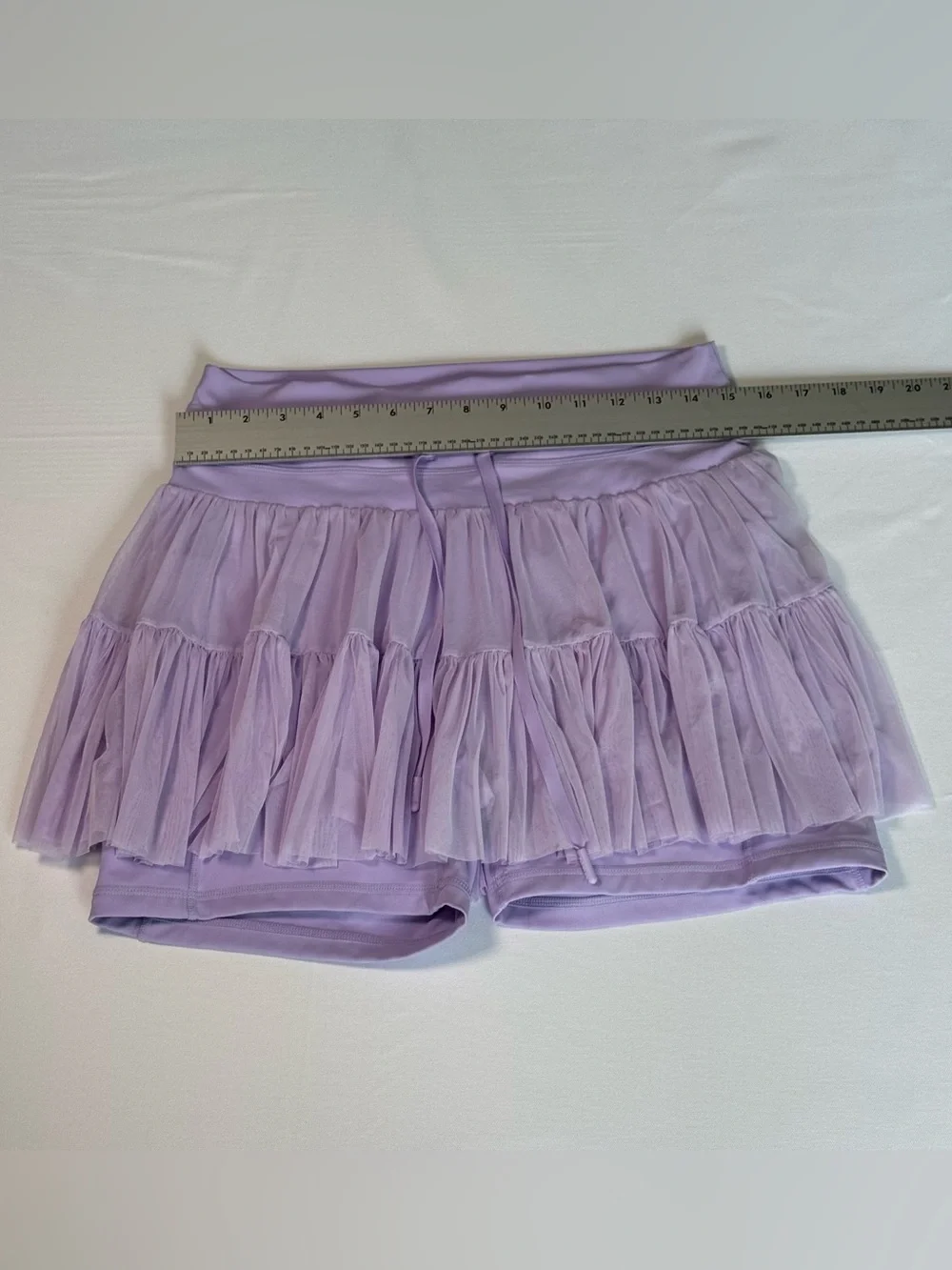 POPFLEX Pirouette Skort Digital Lavender XL Tennis Ballet Fairycore Activewear - Picture 2 of 11